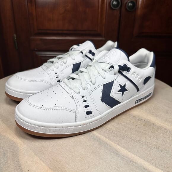 Converse CONS AS-1 Pro Ox White Navy Gum Skate Shoes A04597C Men’s Sz 11.5 - Picture 3 of 13